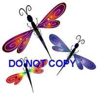 Dragonflies Nail Decal set of 20  