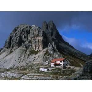 Rifugio Locatelli Below Torte Toblino, Dolomiti Di Sesto Natural Park 