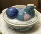 porcelain chicken Individual casserole dish made in china small crock 