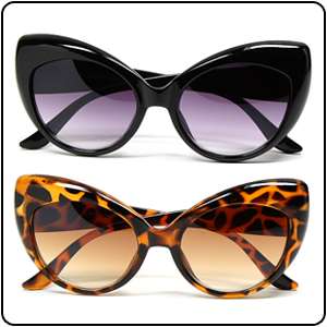   Retro Vintage Cat Eye Fierce Style Womens Fashion Sunglasses  