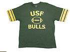 SOUTH FLORIDA BULLS ADULT SHORT SLEEVE GREEN JERSEY STYLE T SHIRT NEW