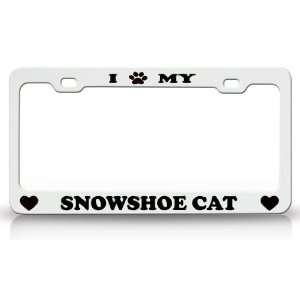  I PAW MY SNOWSHOE Cat Pet Animal High Quality STEEL /METAL 