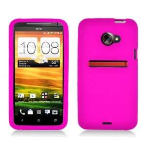  Bundle Accessory for Sprint HTC EVO 4G LTE   Pink Silicon 