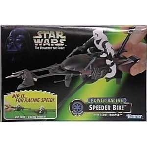 Star Wars Power of the Force Power Racing Speeder Bike 