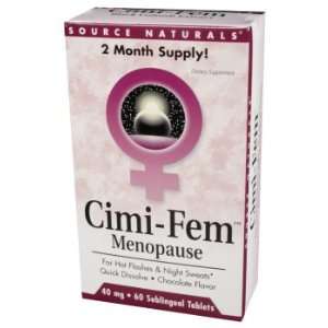  Source Naturals   Cimi Fem Menopause, 40 mg, 60 sublingual 