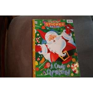  A CANDY CHRISTMAS SCRATCH & SNIFF STICKER AND BOOK TO 