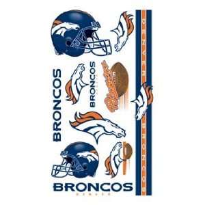  Denver Broncos Tattoo Sheet