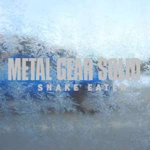  Metal Gear Solid Gray Decal Snake Eater Window Gray 