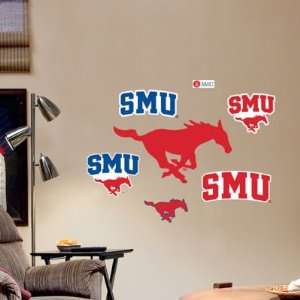 SMU Mustangs Team Logo Assortment Fathead NIB