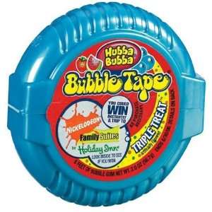 Hubba Bubba Bubble Tape   Triple Treat  Grocery & Gourmet 