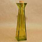 LOST PROP CLEAR GREEN GLASS DECORATIVE BOTTLE