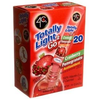 4C Totally Light 2 Go Cranberry Pomegranate, Sugar Free, 20 Count 