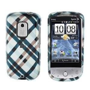 Black and Brown Cross Plaid Snap on Hard Skin Cover Case 