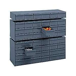 DURHAM Modular/Stackable Small Parts Cabinets   Gray  