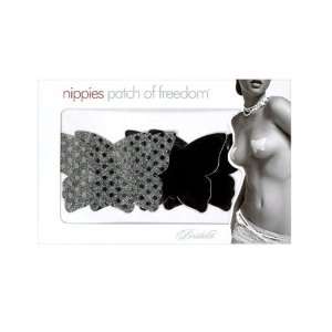  Pasties, Nightfever Small Pewter Butterfly 2 Pack 