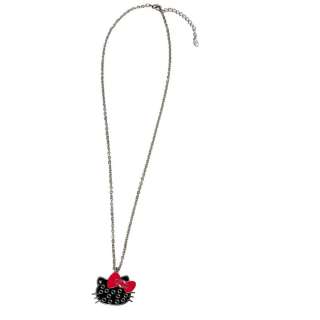 Sanrio Hello Kitty Face Necklace in Box  Polka Dot  
