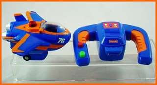 GEOAIR JET PLANE AIRPLANE Blue Flash Remote Control RC Fisher Price 