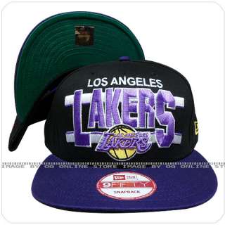new era los angeles LA lakers black purple visor worldstrip snapback 