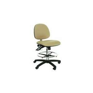  Series 20S Cleanroom Tan Vinyl Desk Height Chair with 21 
