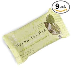 SEN CHA Green Tea Bar Lively Lemongrass, 2 Ounce Bars (Pack of 9 
