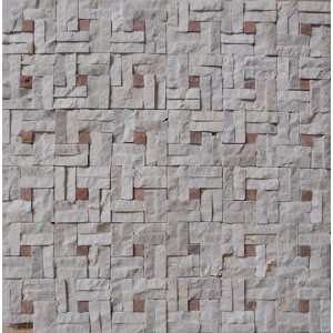  Stone Mosaic Tile Backsplash 3d Design Slate Mosaic Tile 