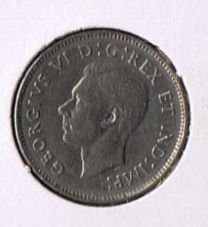 1938 Canada Nickel Five Cents  