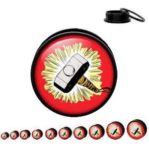 Thor   Marvel Universe   Acrylic Srew Fit Plugs   7/8 (22mm)   Sold 