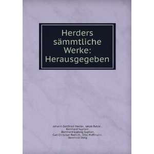   Redlich, Otto Hoffmann , Reinhold Steig Johann Gottfried Herder Books