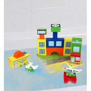  WaterBlocks Sea Port Bathtime Play Set, 20 Piece Toys 