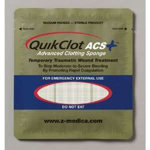  Z medica Quikclot Acs+ Advanced Clotting Sponge 100 Gram 