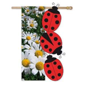  Welcome Ladybug Flag (Garden Size) Patio, Lawn & Garden