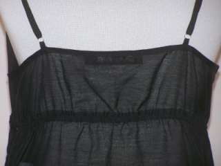 Black Label Eileen West Night Gown~Lawn Cotton/Silk~S~  