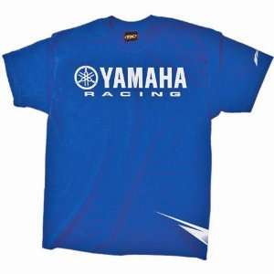  Factory Effex Yamaha Strobe T Shirt   2X Large/Blue 