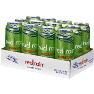  Red Rain Energy Drink, Cherry Limeade, 16 oz, 12 ct 