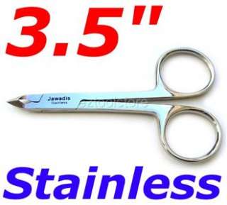 Cuticle Nippers Acrylic Nail Scissor 1/2 JAW ss   CNP135