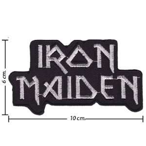 Iron Maiden Patch Music Band Logo 1 Embroidered Iron on Patches Free 