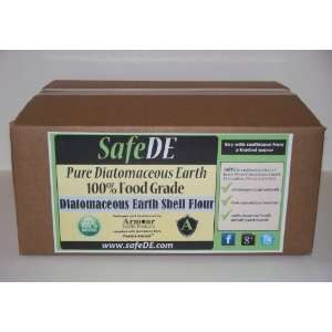  Food Grade Diatomaceous Earth by safeDE   5lb Box Kitchen 