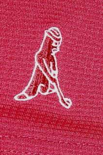 PING Tour Logo textured iron s/s golf polo XXXL(Red  