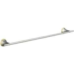 Towel Bar by Kohler   K 618 in Polished Nickel w/ Gold Coined Accents