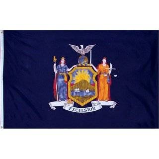New York State Flag 3x5 3 x 5 Brand NEW LARGE US Banner