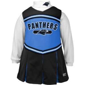  Reebok Carolina Panthers Girls 7 16 Cheer Jumper