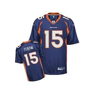 Denver Broncos Tim Tebow Replica Adult Team Color player Jersey, Size 