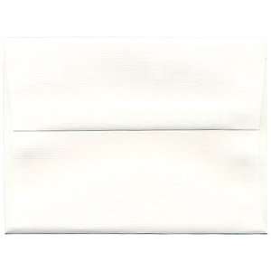  A6 (4 3/4 x 6 1/2) Bright White Pinstripe Strathmore Paper Envelope 