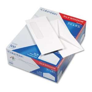  #9 Poly Klear Single Window Envelopes   V Flap, #9, White 