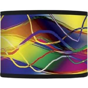 Colors in Motion Giclee Lamp Shade 13.5x13.5x10 (Spider 