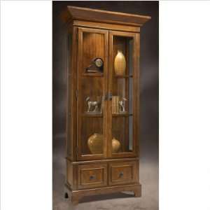  ColorTime Artistry Display Cabinet in Chestnut Furniture 
