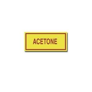 Container Label (Acetone) [PRICE is per PACK]  Industrial 