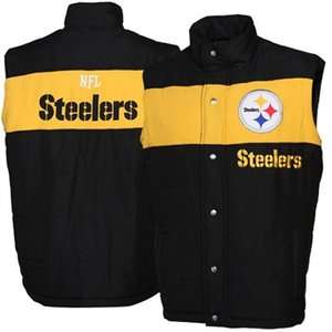 PITTSBURGH STEELERS NFL PICK OFF PUFFER VEST  