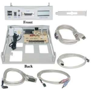 25 Front Bay Panel with USB, FireWire, Audio In/Out, Game Port and 