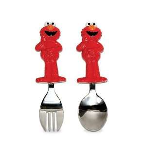  Sesame Street Elmo Toddler Fork and Spoon Set Baby